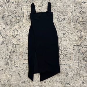 Hello Molly black midi dress